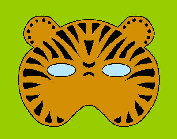 Dibujo Tigre pintado por santi12
