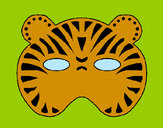 Dibujo Tigre pintado por santi12