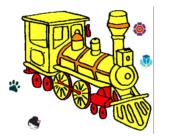 Dibujo Tren 3 pintado por santiago19