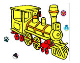 Dibujo Tren 3 pintado por santiago19