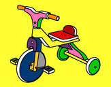 Dibujo Triciclo infantil pintado por joisy