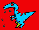 Dibujo Velociraptor bebé pintado por natic