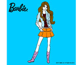 Dibujo Barbie juvenil pintado por escuel433b