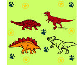Dibujo Dinosaurios de tierra pintado por daiyshadai