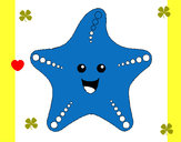 Dibujo Estrella de mar 1 pintado por CAAC