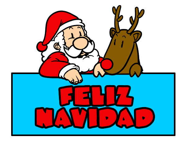 Dibujo Felices navidades pintado por maybe