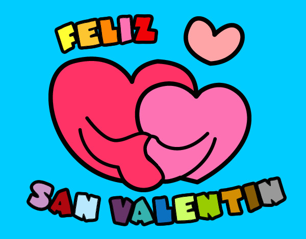 Dibujo Feliz San Valentin pintado por lauri99