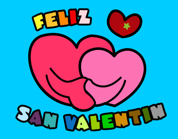 Dibujo Feliz San Valentin pintado por lauri99