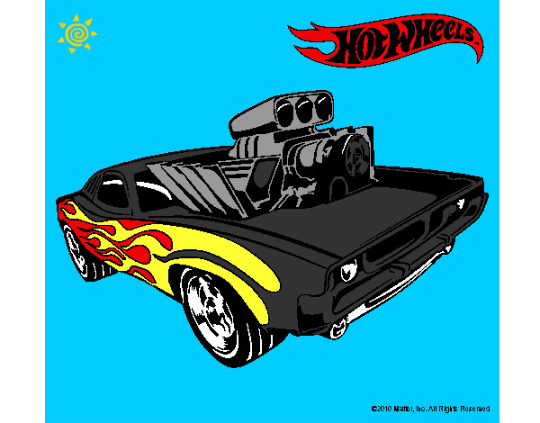 Dibujo Hot Wheels 11 pintado por z12345