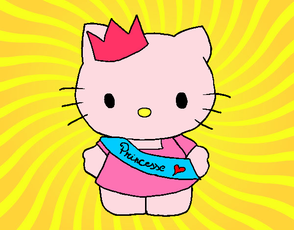 Dibujo Kitty princesa pintado por jaz22