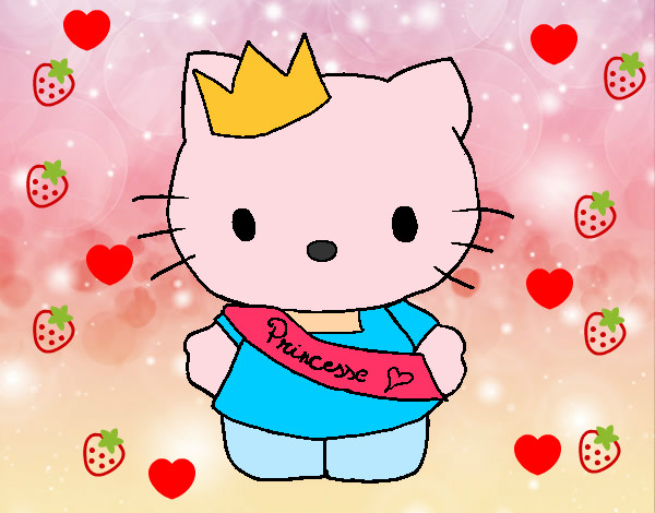 Dibujo Kitty princesa pintado por yoyis29194