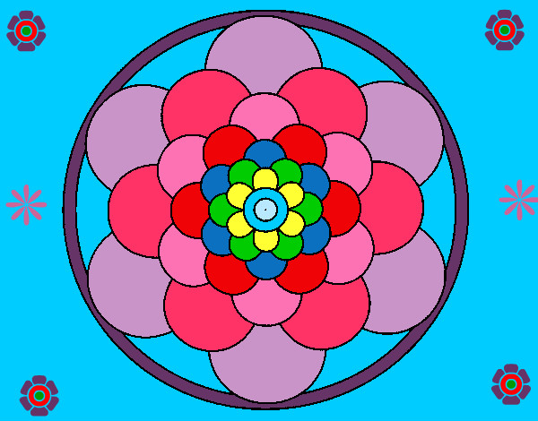 Dibujo Mandala 22 pintado por camilululu