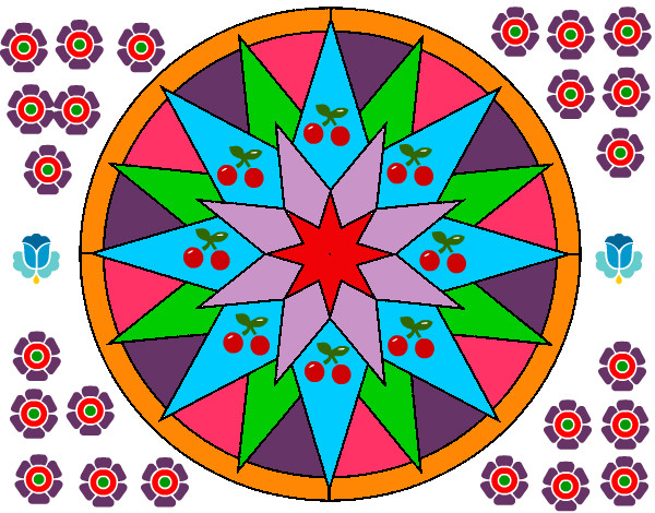 Dibujo Mandala 28 pintado por camilululu