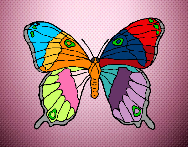 Dibujo Mariposa silvestre pintado por jaz22