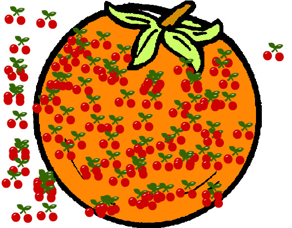 Dibujo naranjas pintado por mafalda44