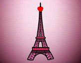 Dibujo Torre Eiffel pintado por mira23