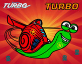 Dibujo Turbo pintado por andresca
