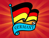 Dibujo Bandera de Alemania pintado por vanesa11