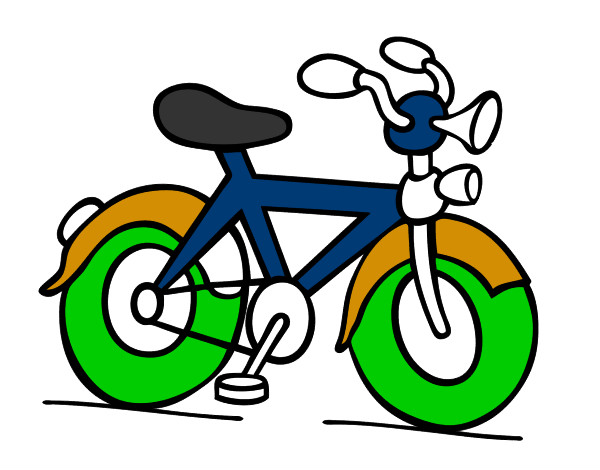 Dibujo Bicicleta con bocina pintado por Moree