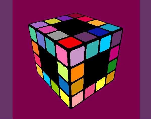 Dibujo Cubo de Rubik pintado por BIANCA10