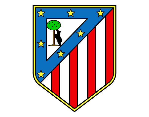 Dibujo Escudo del Club Atlético de Madrid pintado por vanesa11