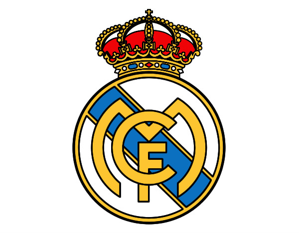 Dibujo Escudo del Real Madrid C.F. pintado por vanesa11