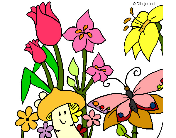 Dibujo Fauna y flora pintado por kikillo