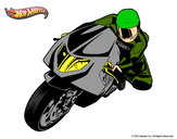 Dibujo Hot Wheels Ducati 1098R pintado por Angustias 