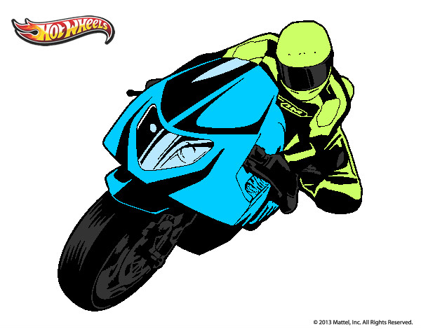 Dibujo Hot Wheels Ducati 1098R pintado por claudix