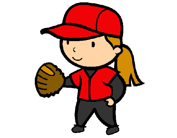 Dibujo Jugadora de béisbol pintado por Eliizitaa