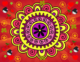 Dibujo Mandala alegre pintado por mariaalej