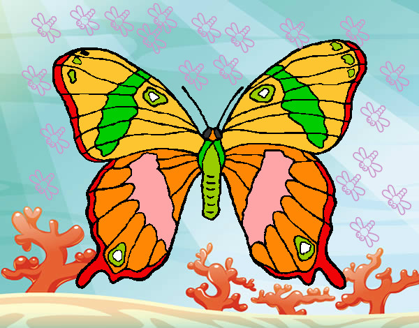 Dibujo Mariposa silvestre pintado por LARIIZA