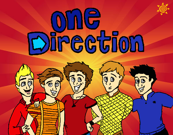 Dibujo One Direction 3 pintado por yosli