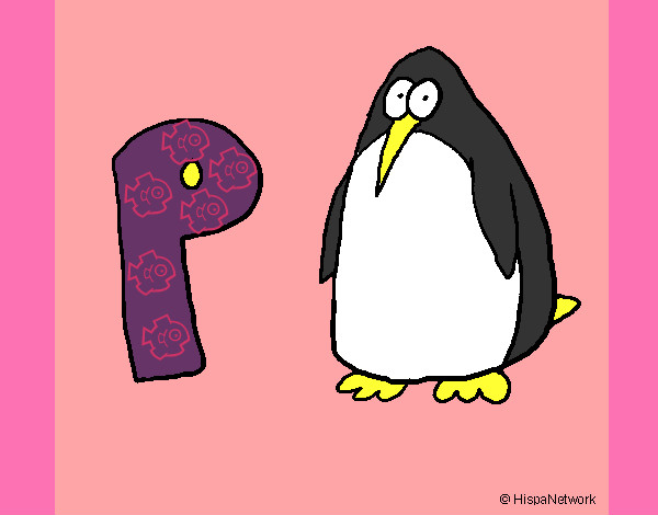 Dibujo Pingüino pintado por marper