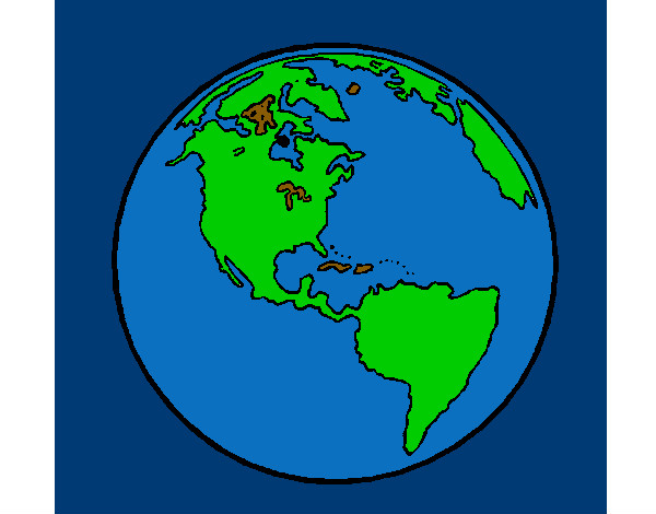 Dibujo Planeta Tierra 1 pintado por dariu