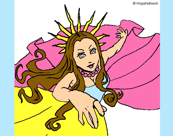 Dibujo Princesa neoyorquina pintado por agugus