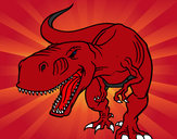 Dibujo Tiranosaurio Rex enfadado pintado por batu14