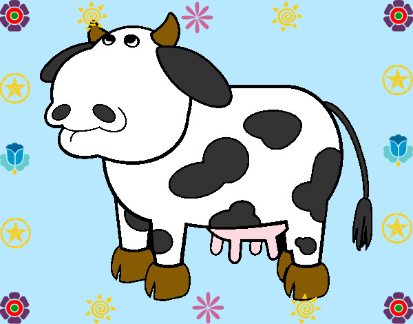 Dibujo Vaca pensativa pintado por daiyshadai
