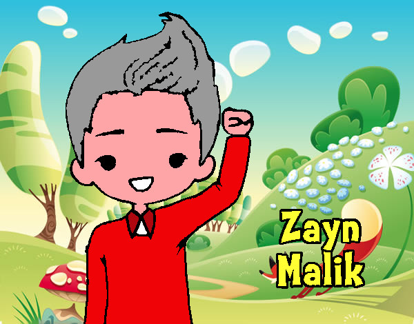 Dibujo Zayn Malik pintado por veritoma