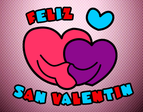 Dibujo Feliz San Valentin pintado por Nachali