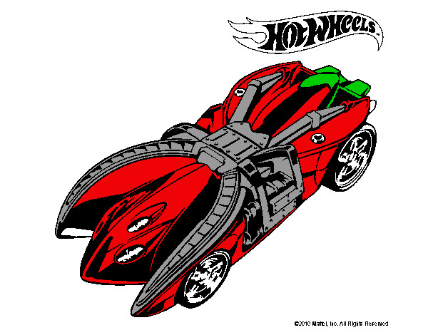 Dibujo Hot Wheels 7 pintado por luck550