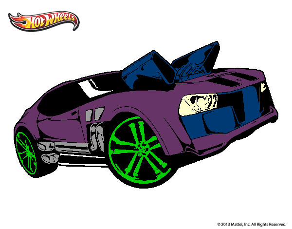 Dibujo Hot Wheels Twinduction pintado por luck550