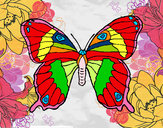Dibujo Mariposa silvestre pintado por vickymp