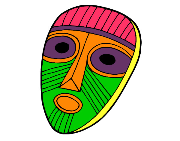 Dibujo Máscara sorprendida pintado por tizi2014