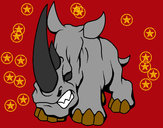 Dibujo Rinoceronte II pintado por Jackfrost