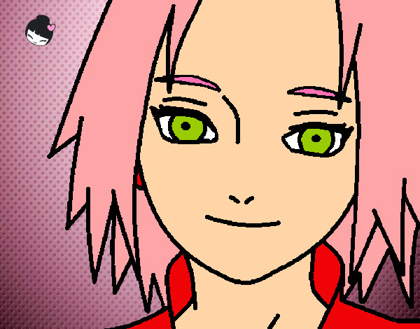 Dibujo Sakura Haruno red pintado por YuliPamies