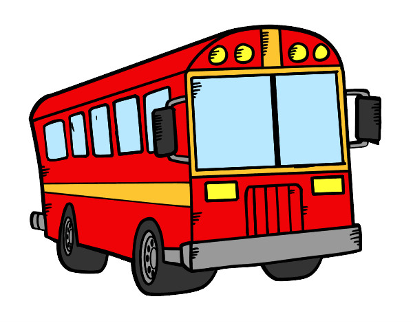 Dibujo de Autobús del colegio pintado por Reiina en Dibujos.net el día