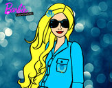 Dibujo Barbie con gafas de sol pintado por iysdfdffff