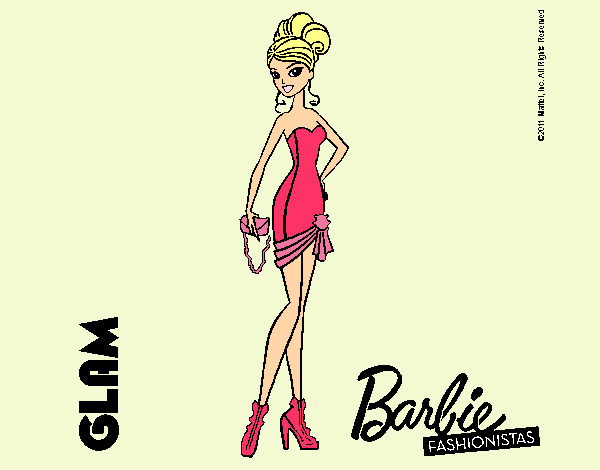 Dibujo Barbie Fashionista 5 pintado por Vianccah