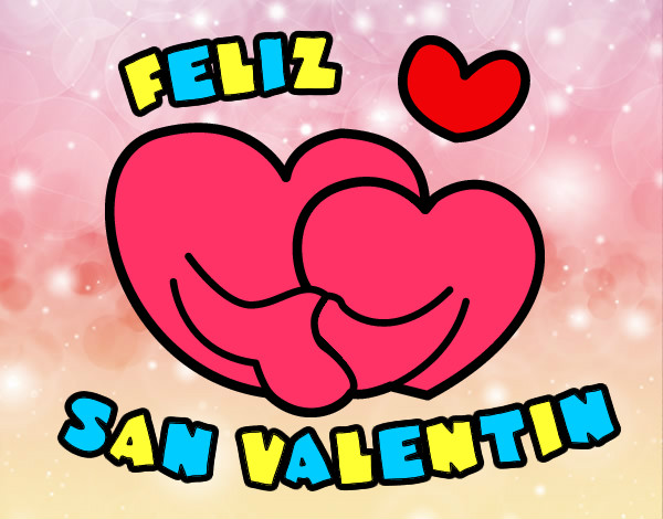 Dibujo Feliz San Valentin pintado por Luchi02